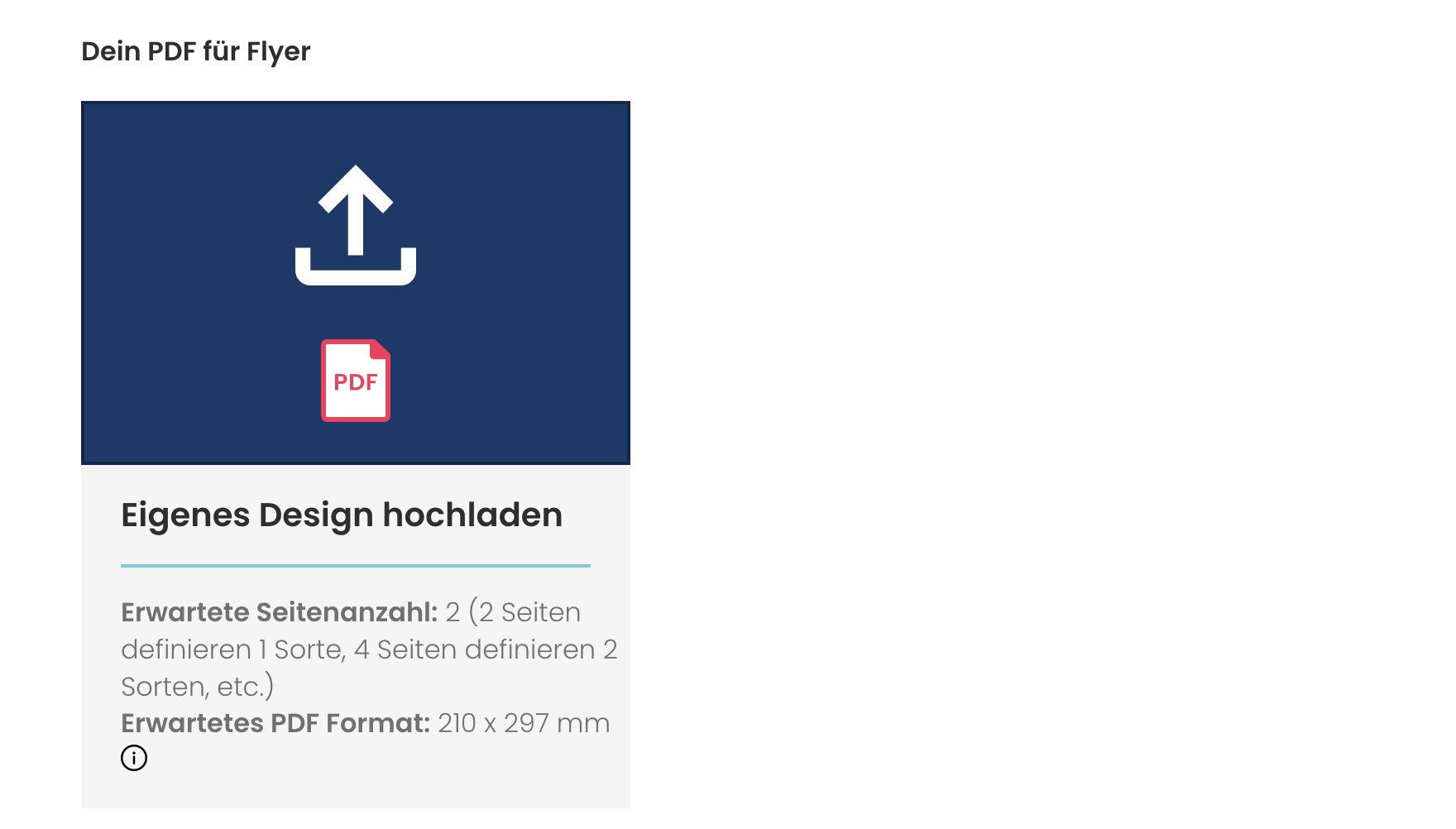 Screenshot vom Sprinters Uploadfenster