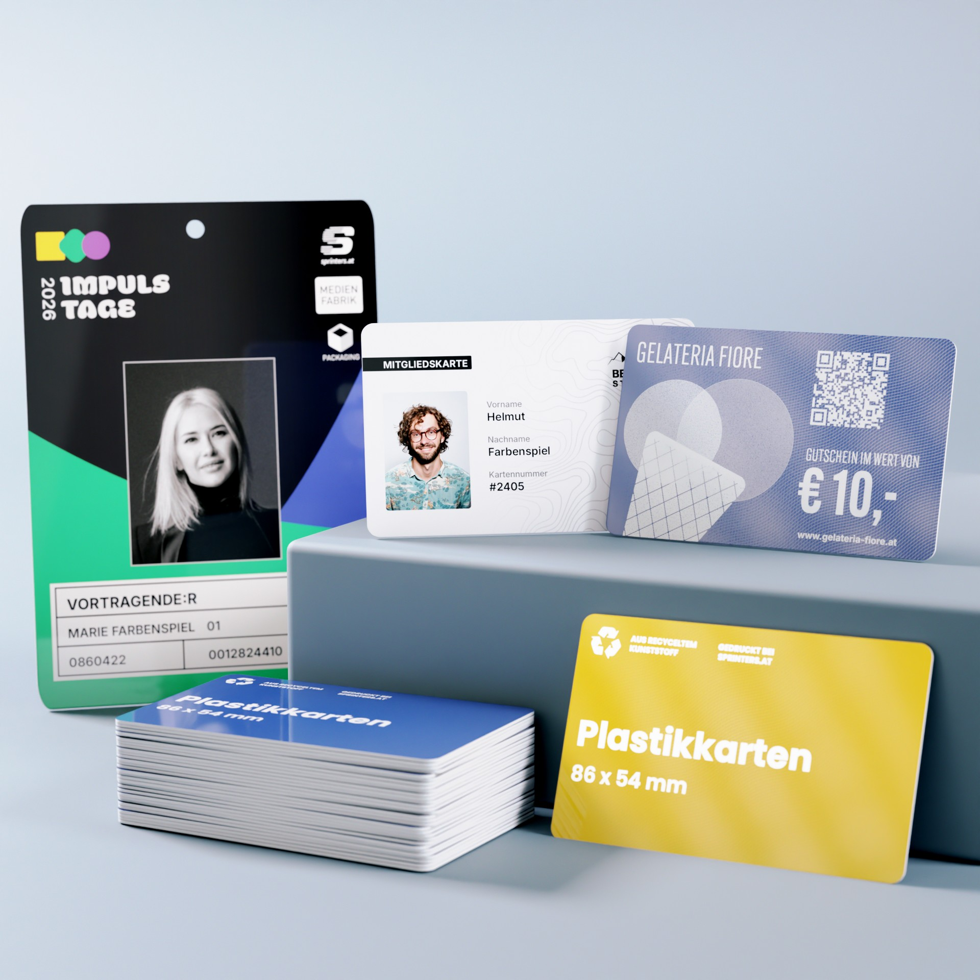Plastikkarten drucken leicht gemacht