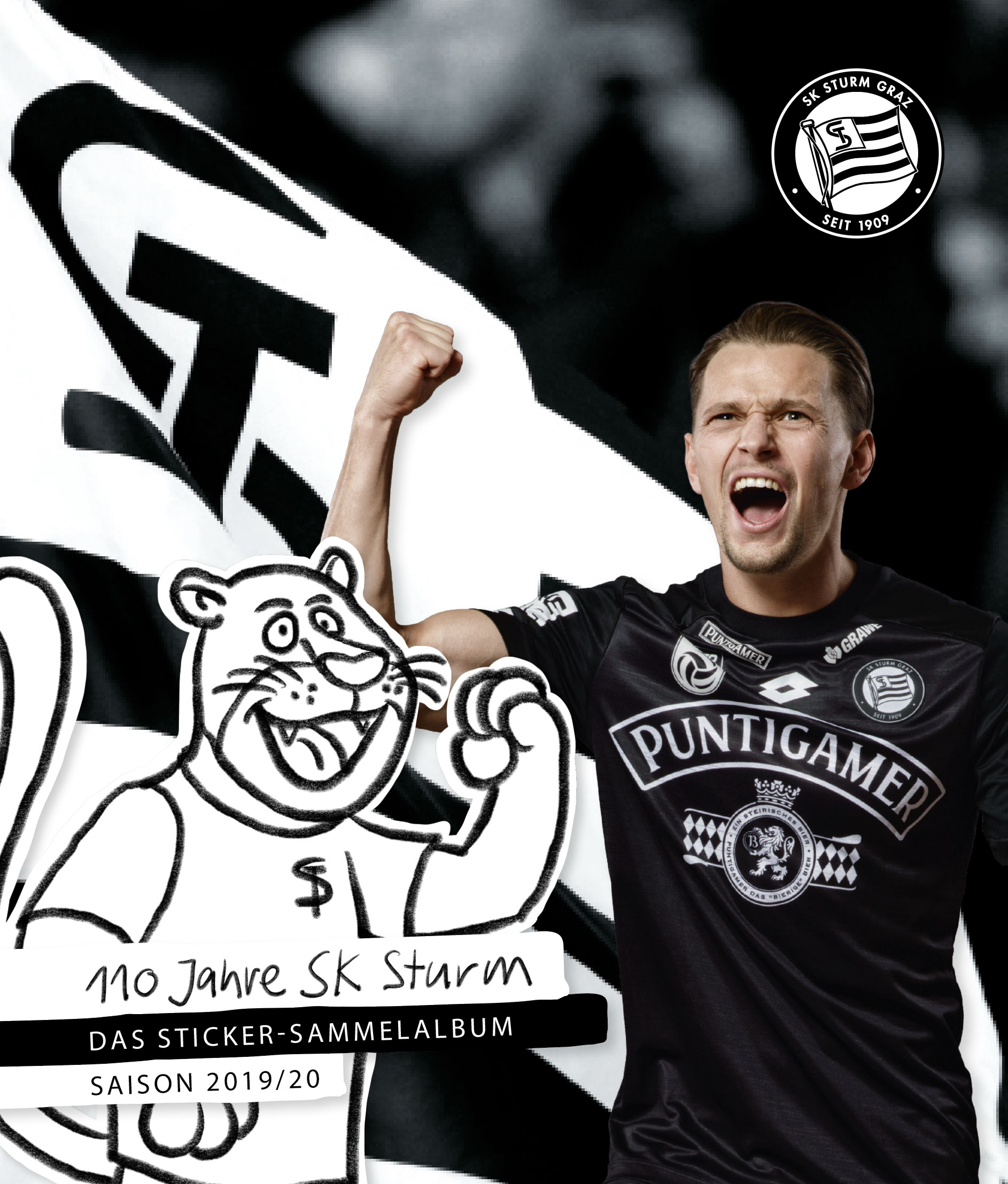 Bild von dem '110 Jahre SK Sturm' Sticker-Sammelalbum 2019/20