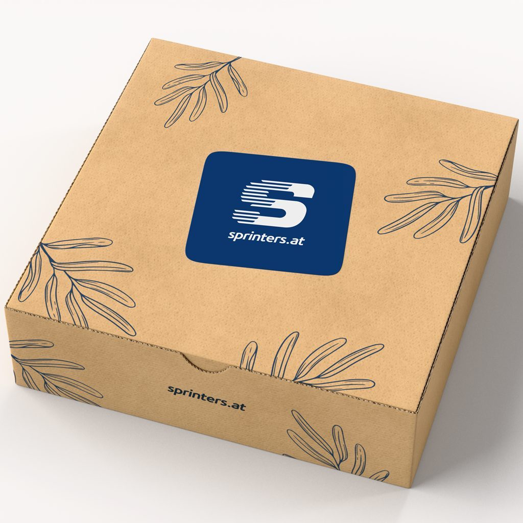 Quadratische Verpackungssticker bei Sprinters