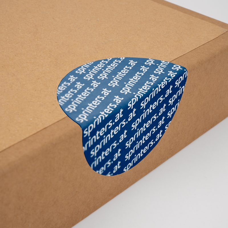 Runde Verpackungssticker bei Sprinters