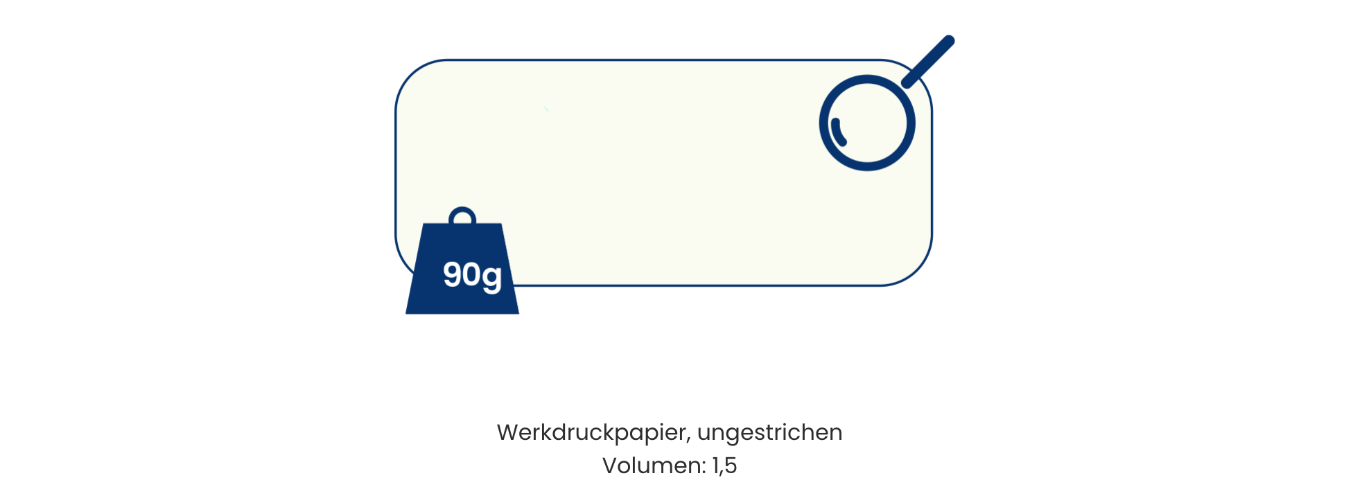 Darstellung von Werkdruck-Papier